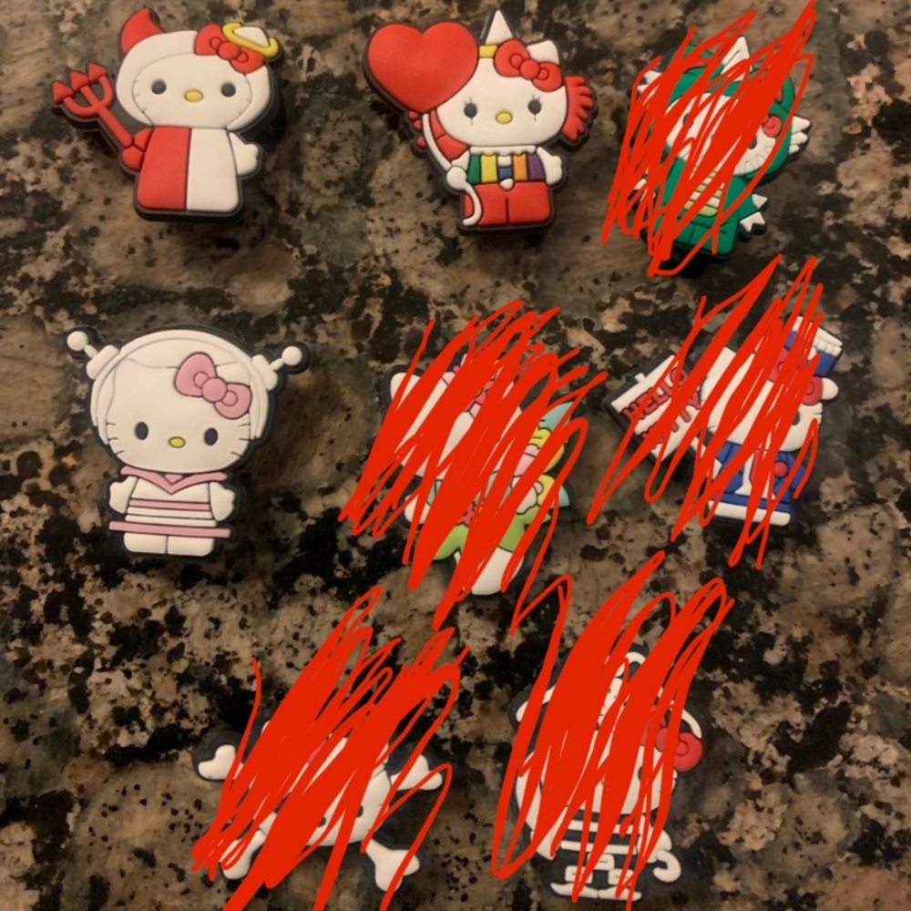 Hello Kitty Croc Jibbitz charms